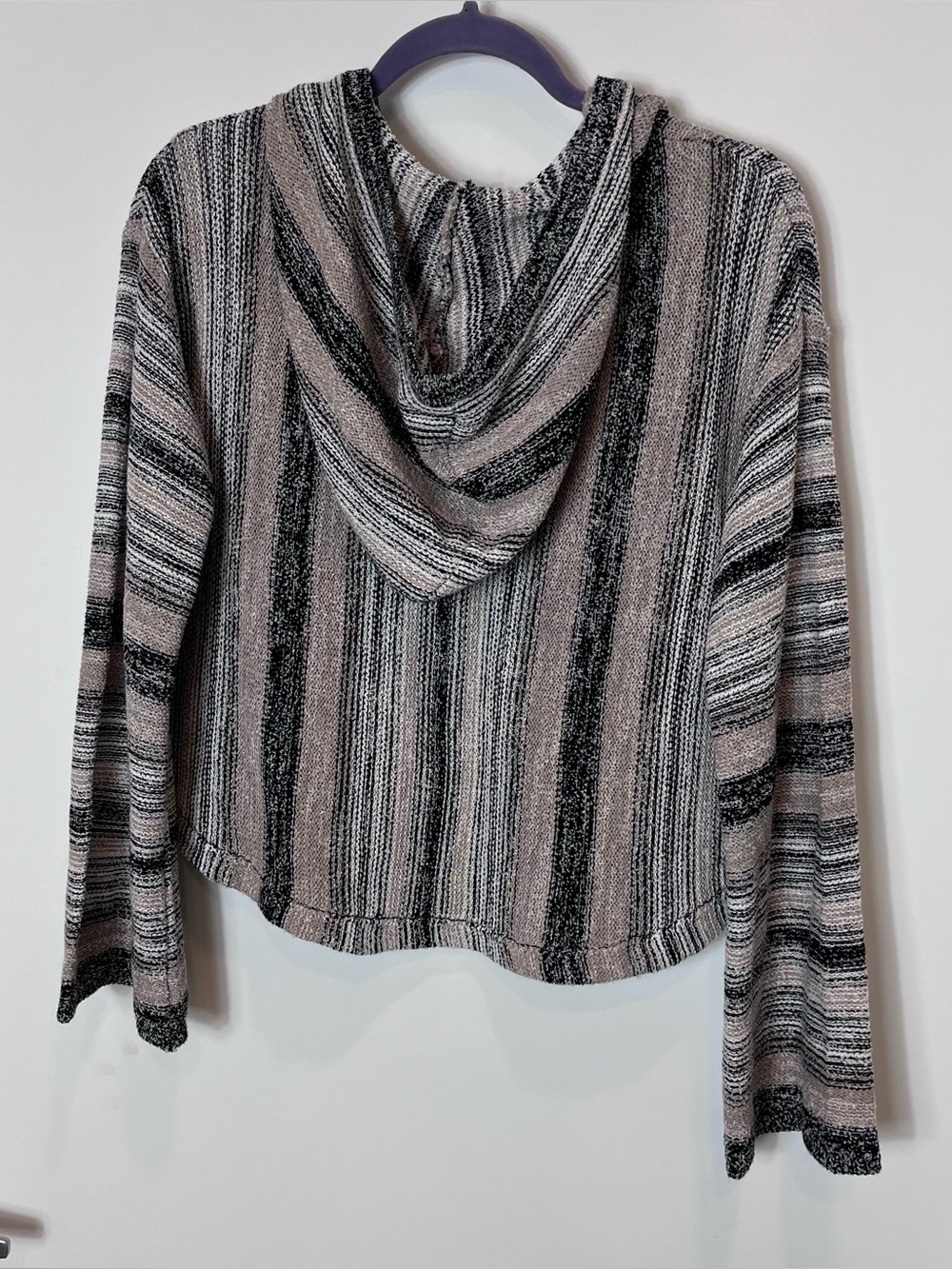 Billabong Baja Beach Hooded Sweater Womens Small Summer Coverup Striped Jerga - Picture 5 of 5